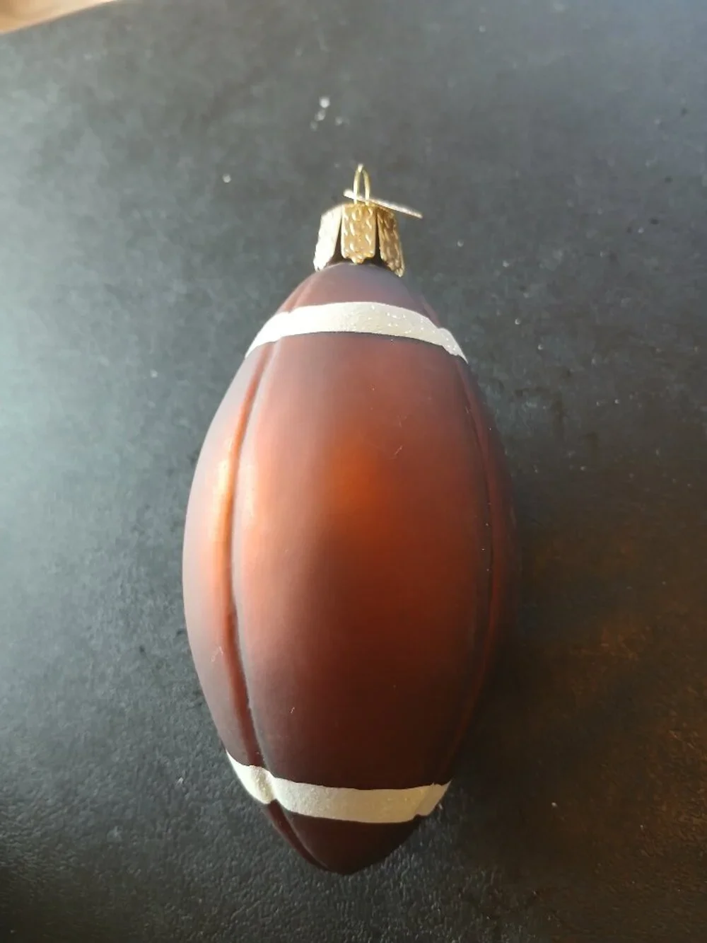 Old World Christmas 2019 Football Glass Blown Ornament NWOT